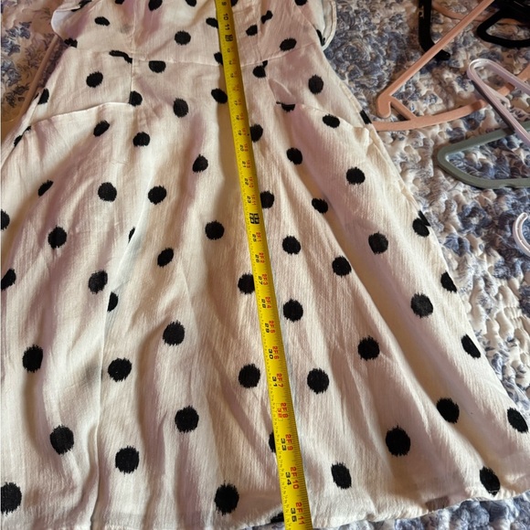 a new day White and Black Polka Dot Dress - Picture 4 of 7